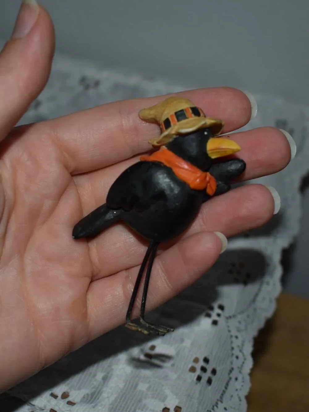 Vintage Papel Giftware Harvest Fall Halloween Collectable Figurine Lot Set of 3